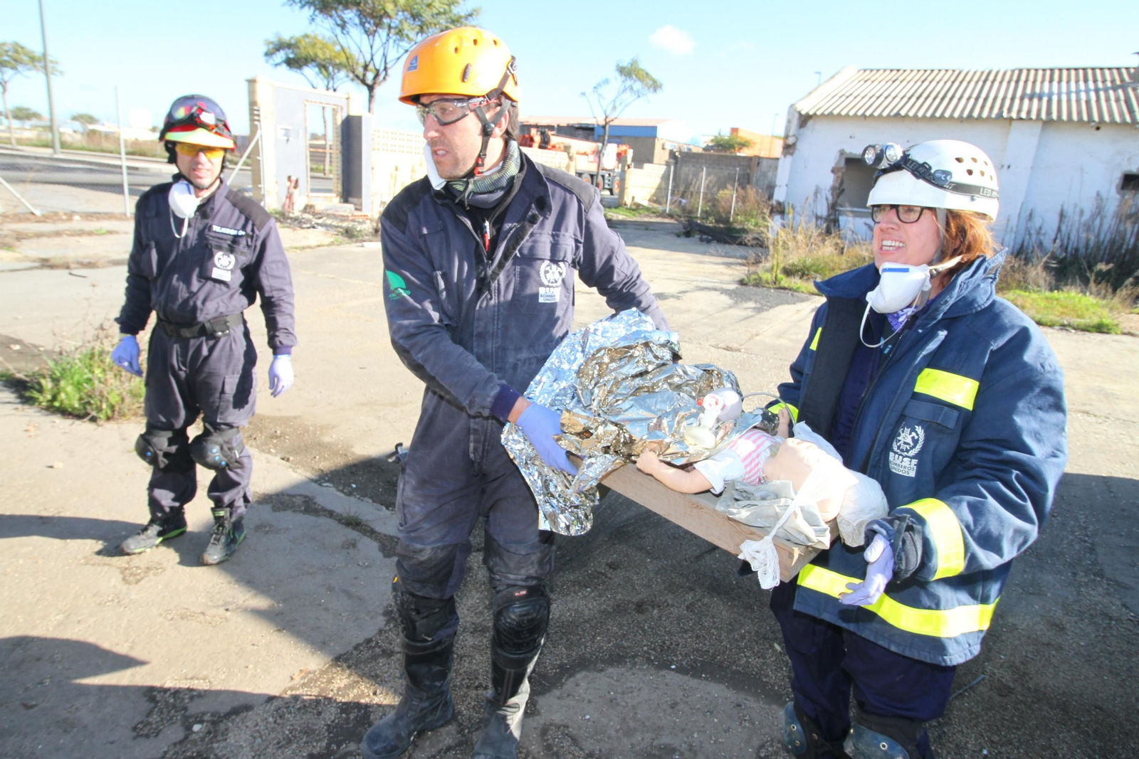 Imágenes del curso Asistencia Sanitaria en Catástrofes de Bomberos Unidos Sin Fronteras