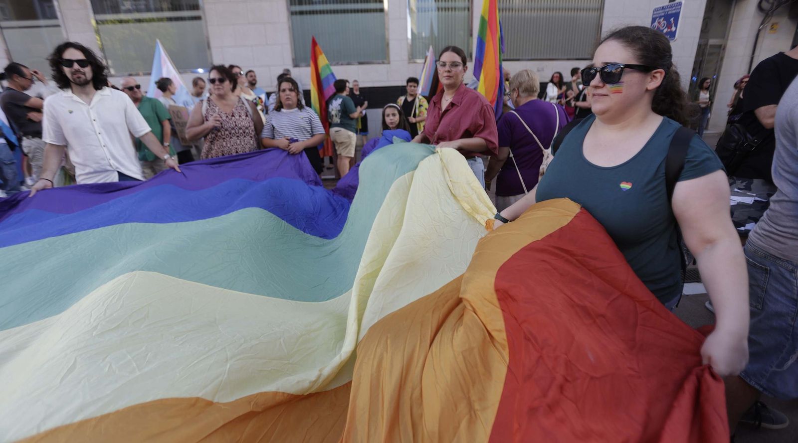 Manifestación por el Día del Orgullo LGTBIQ+ en La Línea