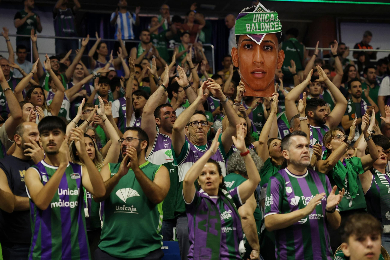 El Unicaja-Real Madrid, en fotos