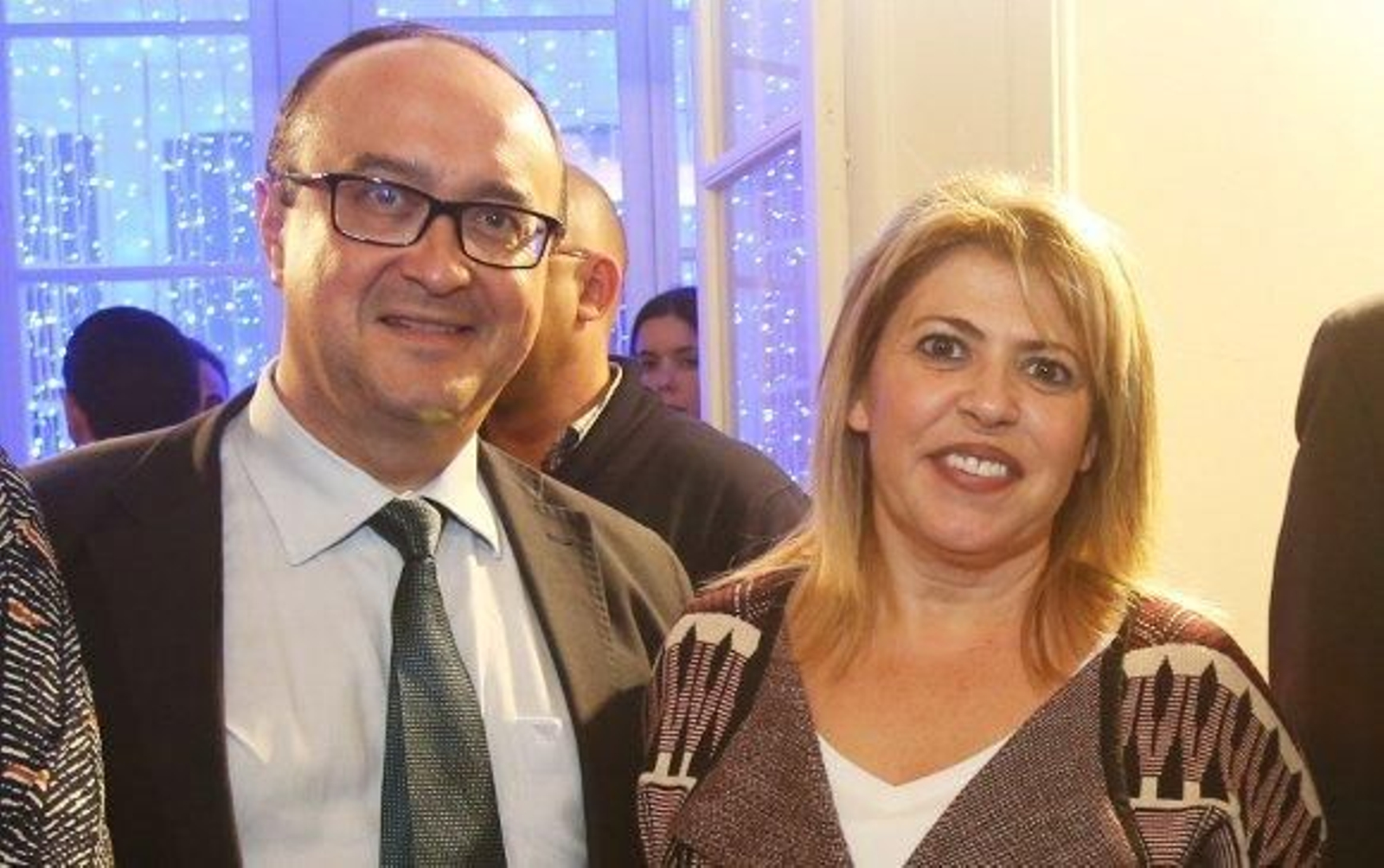 La alcaldesa de Jerez, Mamen Sánchez, junto a su compañero en el PSOE jerezano, Juan Pedro Crisol, actualmente en la Junta.

Foto: Lourdes de Vicente