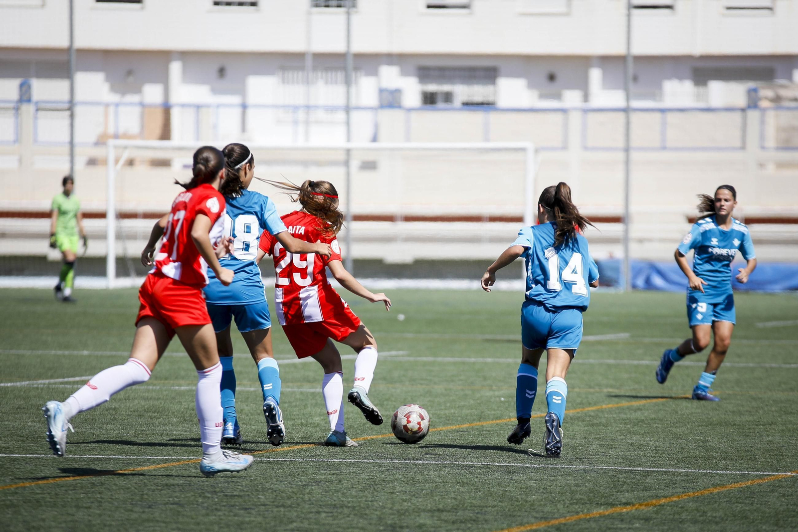 Las imágenes del partido de fútbol del Almería femenino contra el Betis B