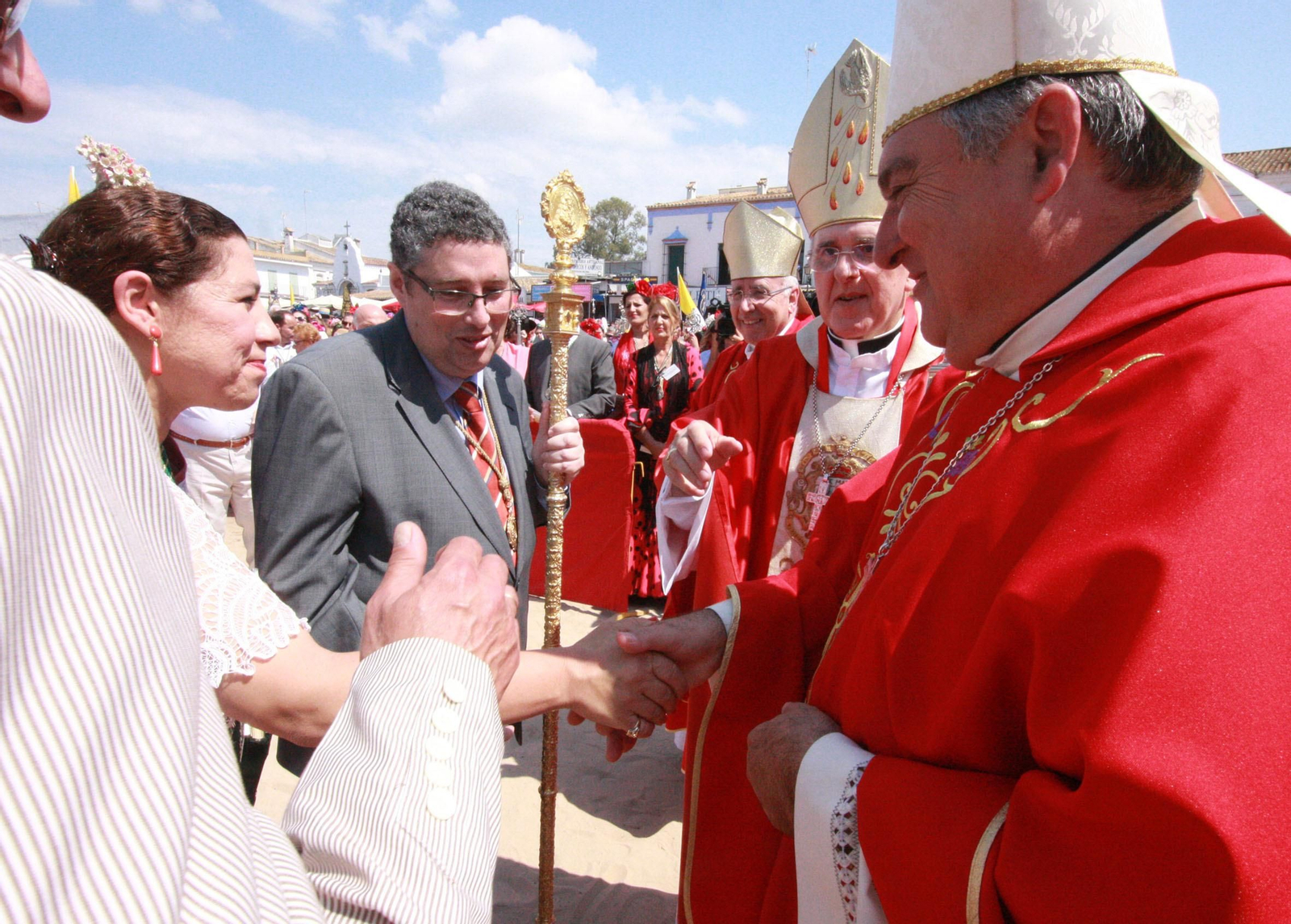 Las imágenes de la Misa de Pentecostés en El Rocío