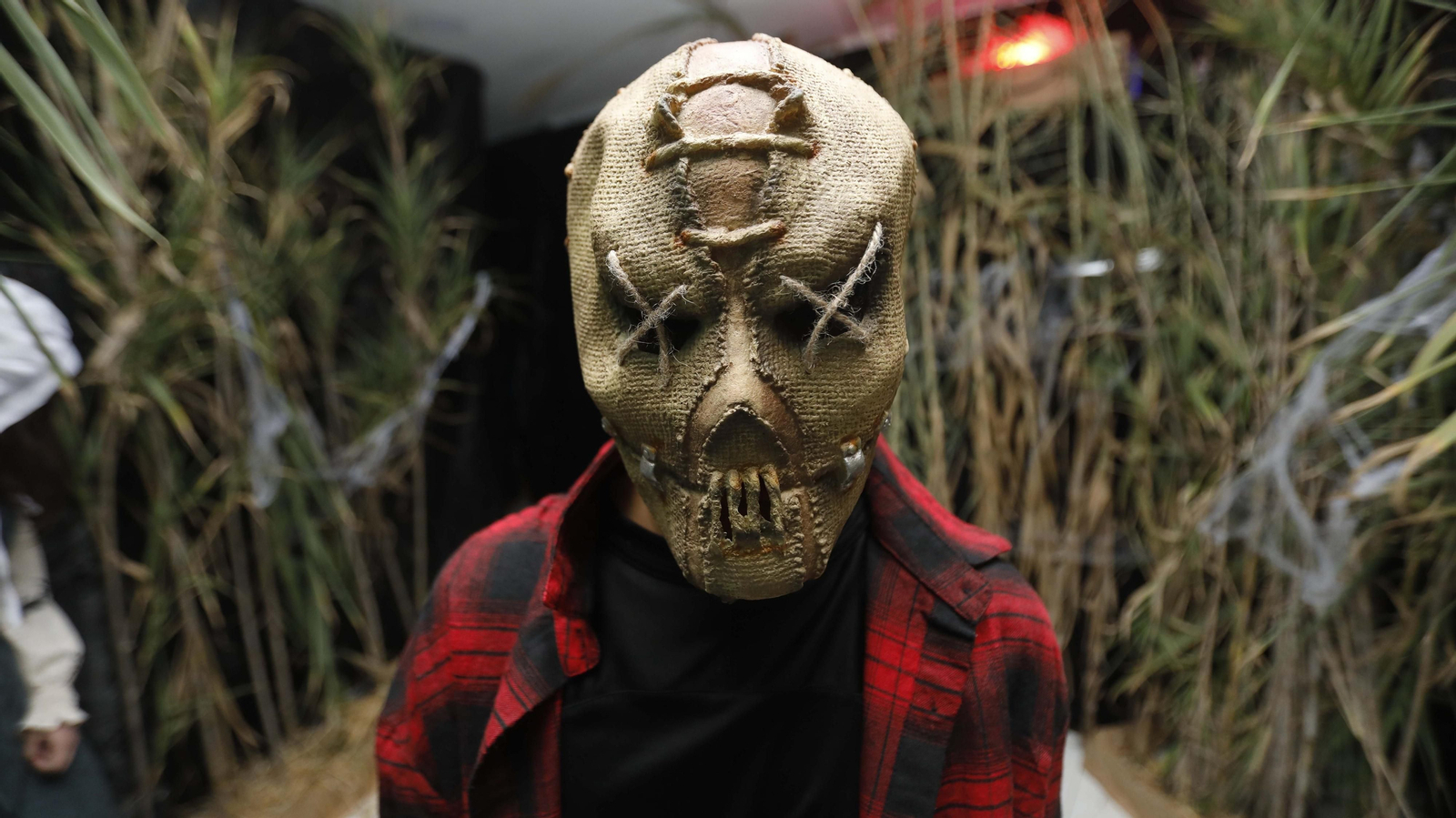 La noche de Halloween en la casa del terror