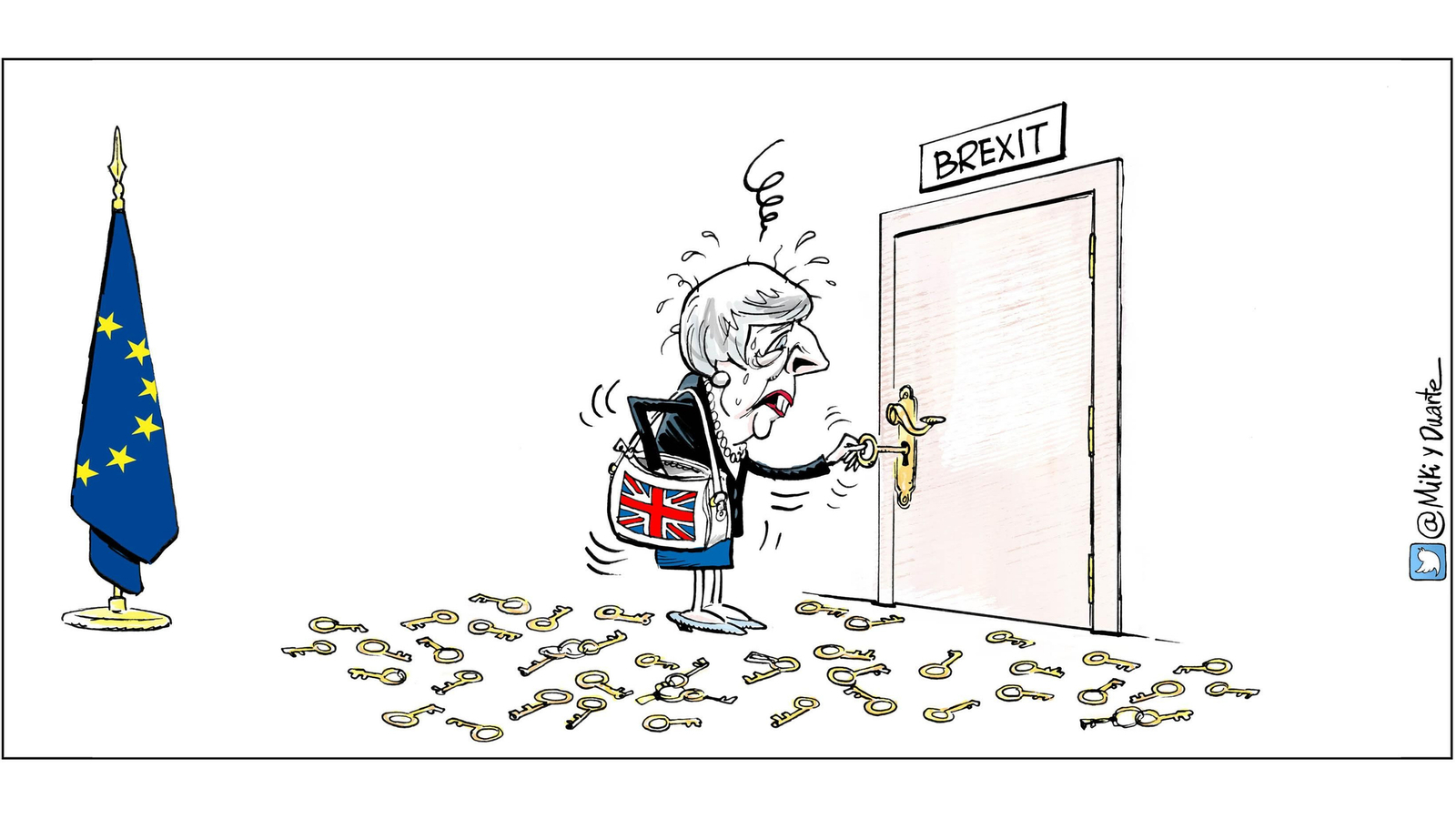 Theresa May no pudo con el Brexit.