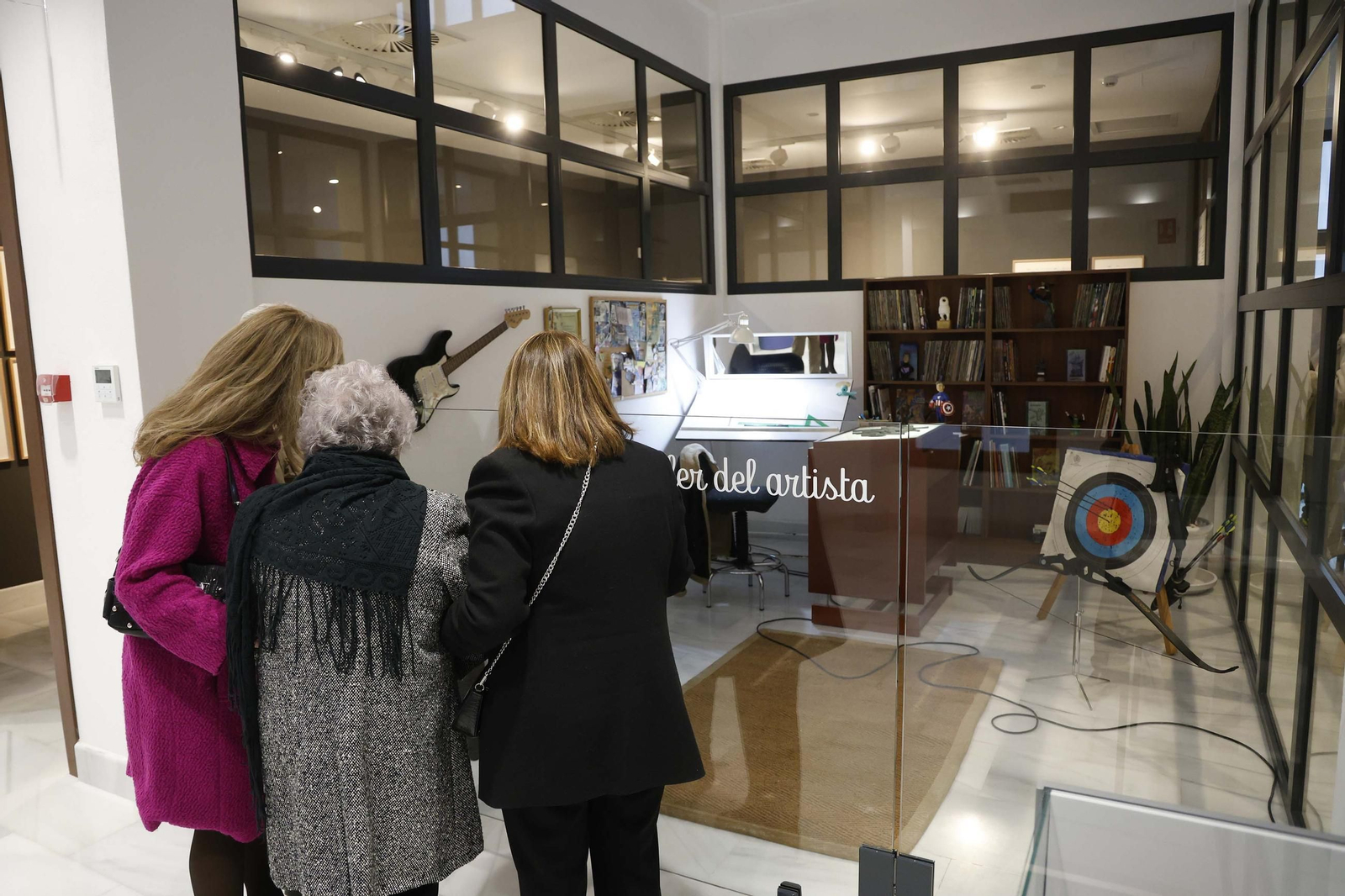 Las fotos de la inauguración de la sala Carlos Pacheco en el Centro de Arte Contemporáneo de San Roque
