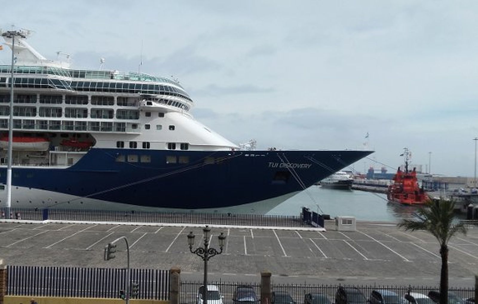 Cuatro cruceros y tres cargueros comparten escala en el puerto