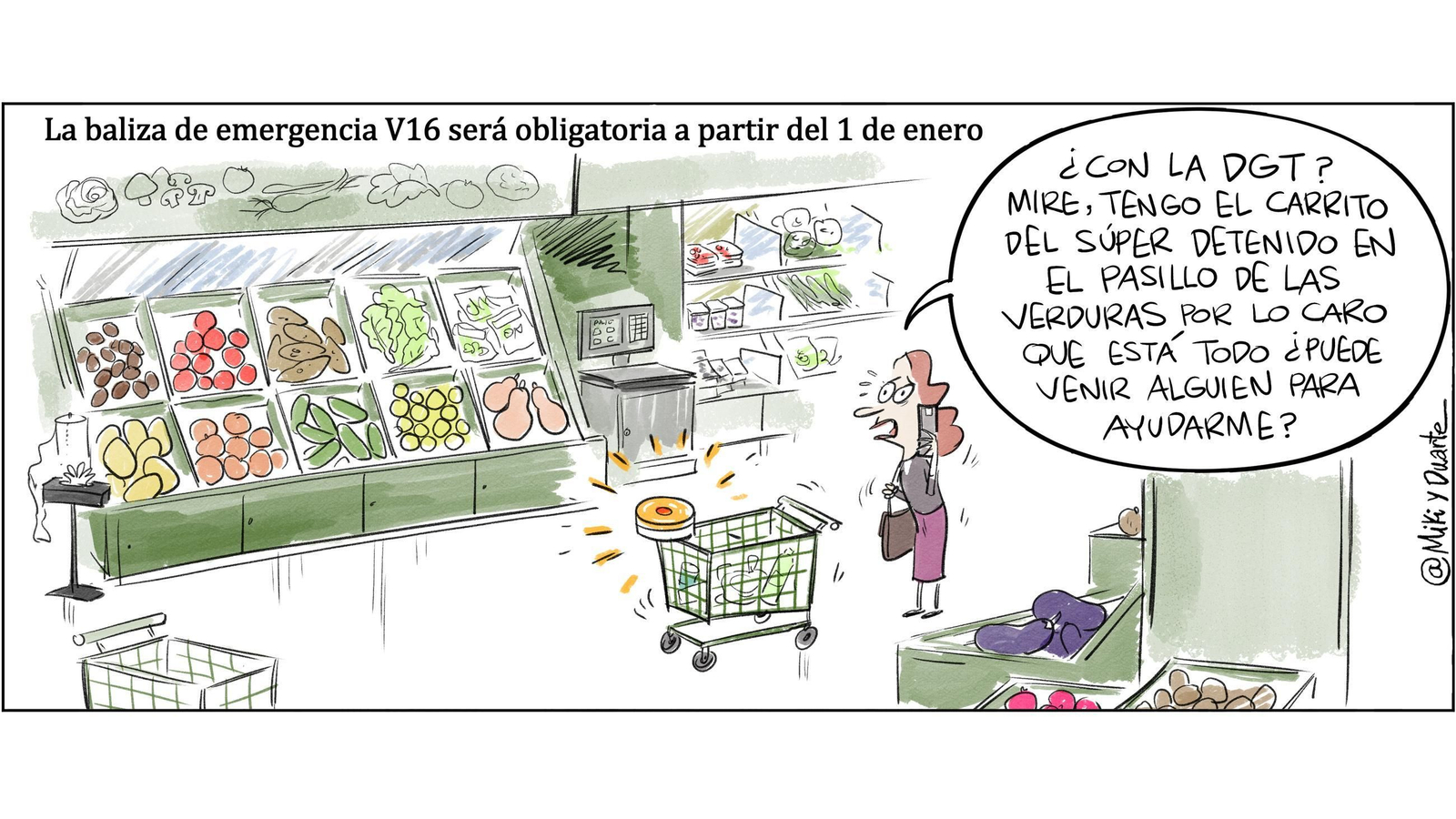 La baliza de emergencia