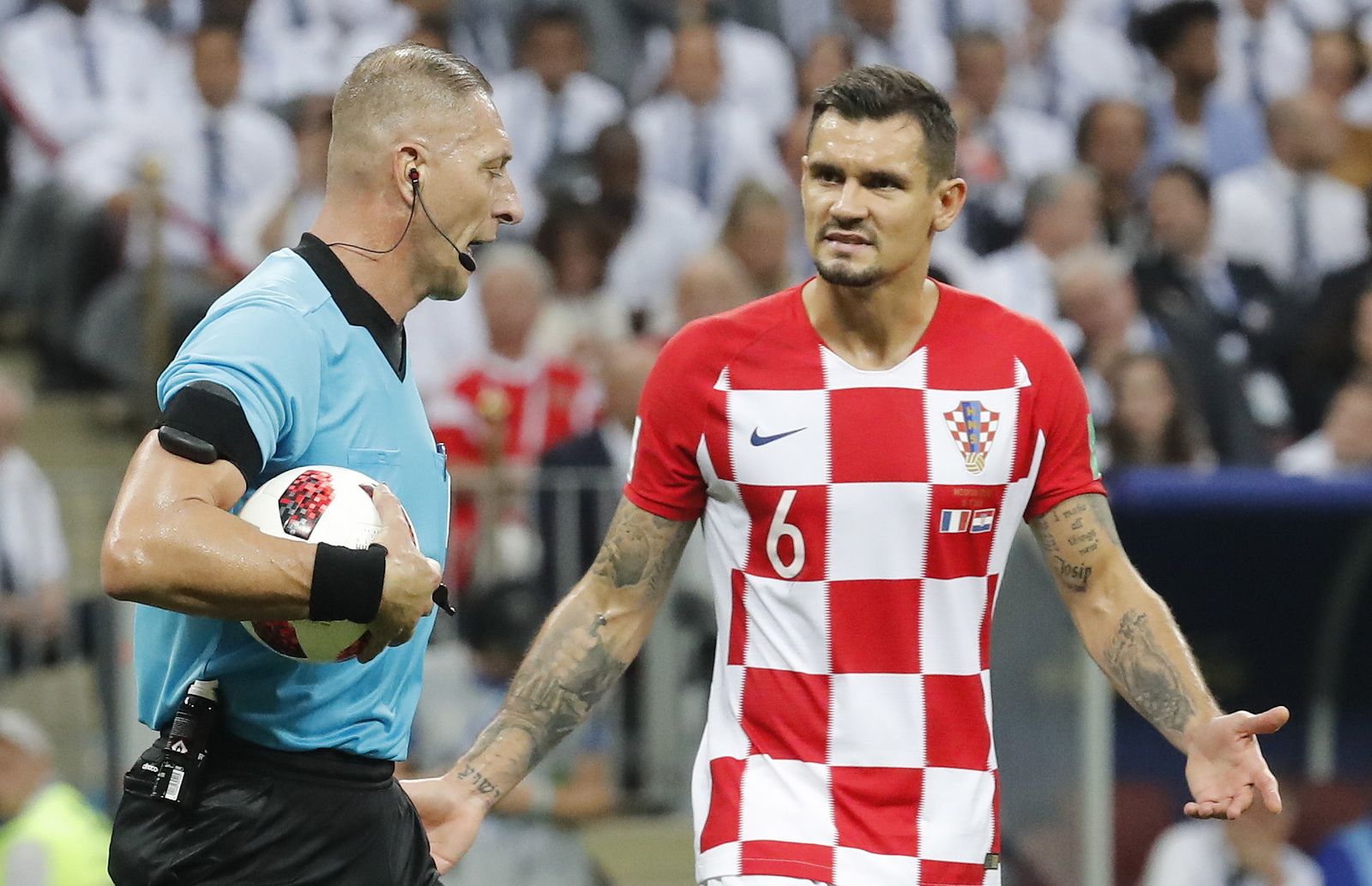 El Francia-Croacia de la final del Mundial de Rusia, en imágenes