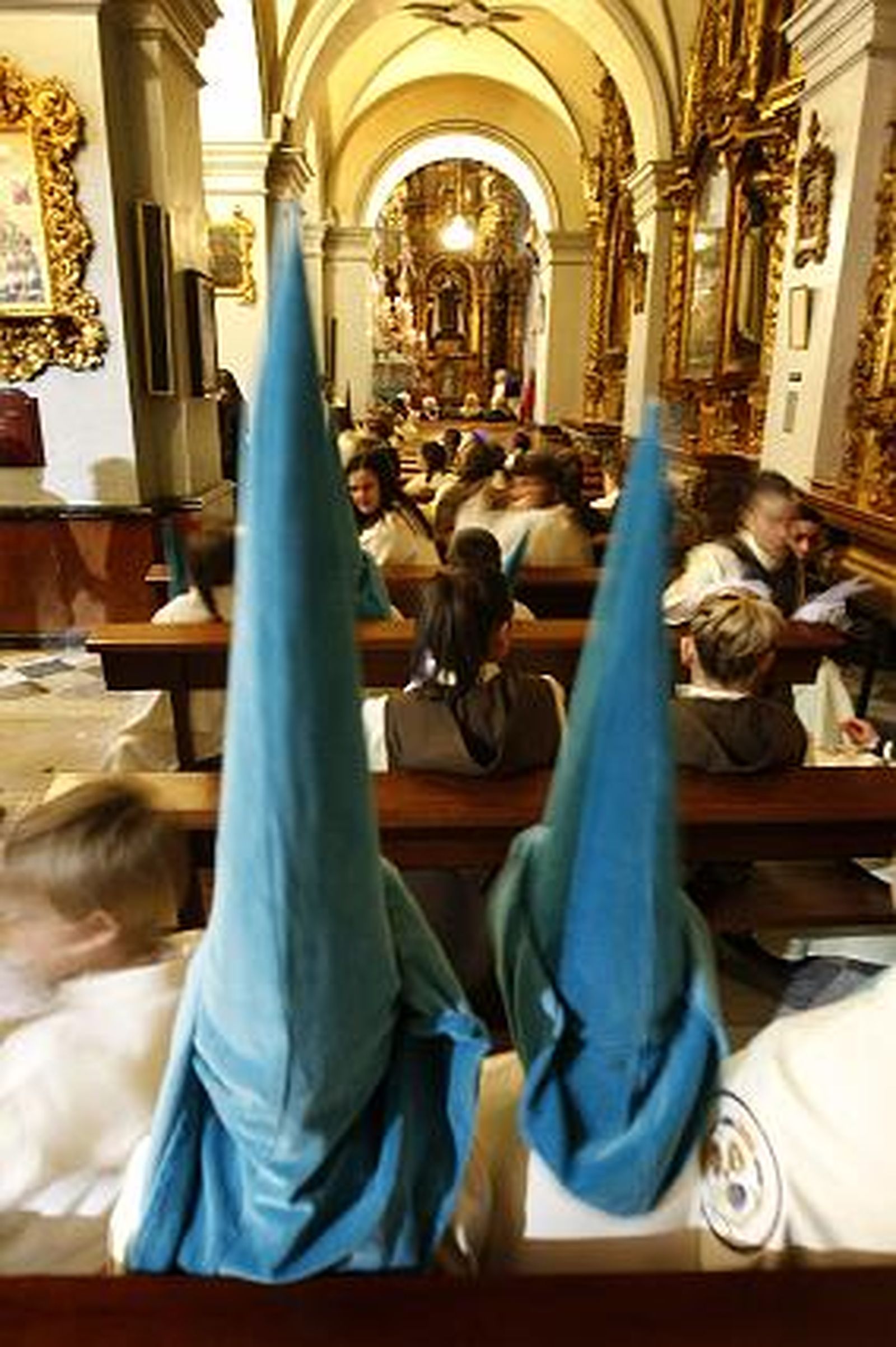 La hermandad del Prendimiento, otra de las afectadas por las lluvias en este Lunes Santo.

Foto: Jose Braza