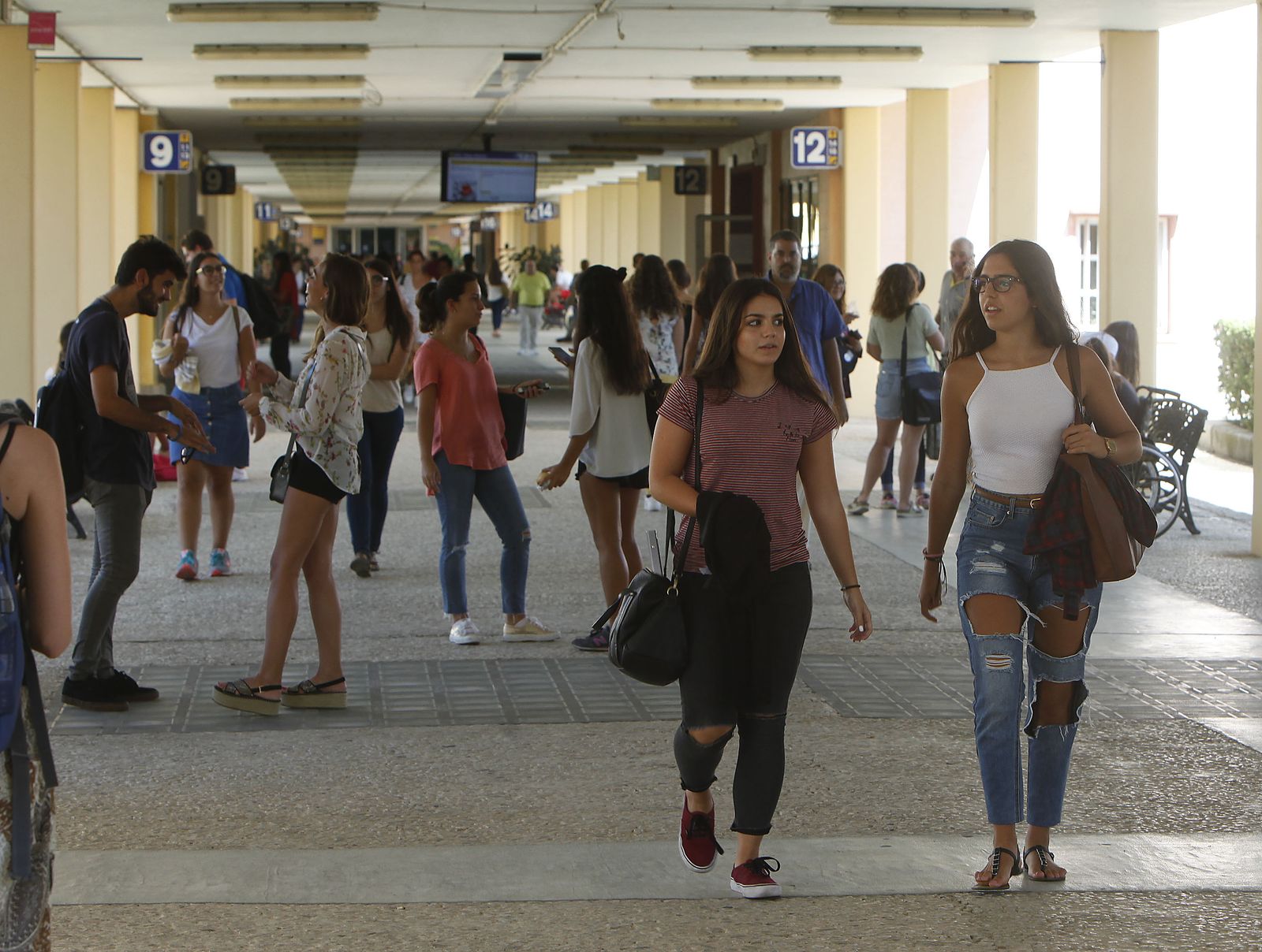 Estudiantes en la Universidad Pablo de Olavide