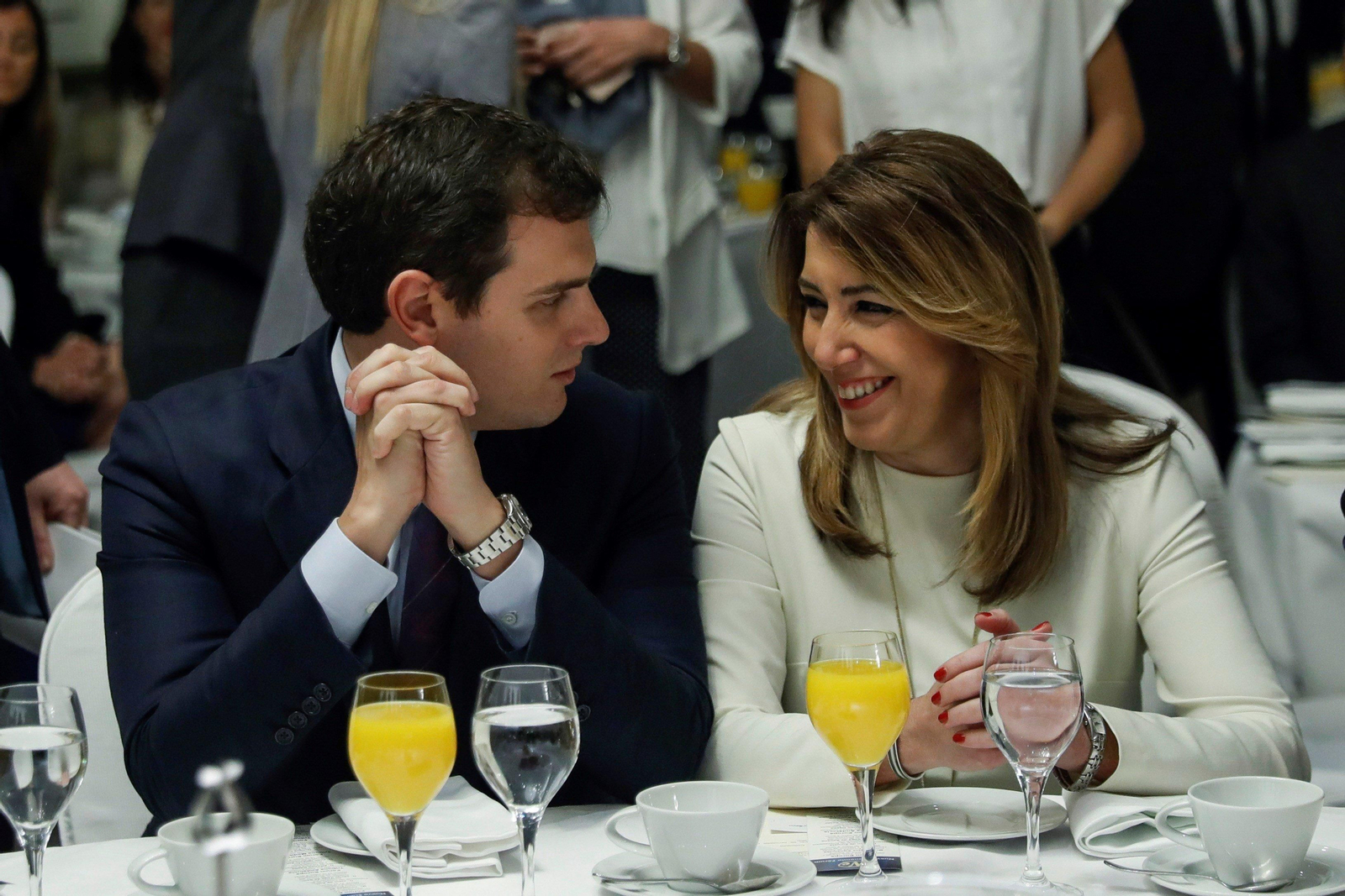 Albert Rivera y Susana Díaz.