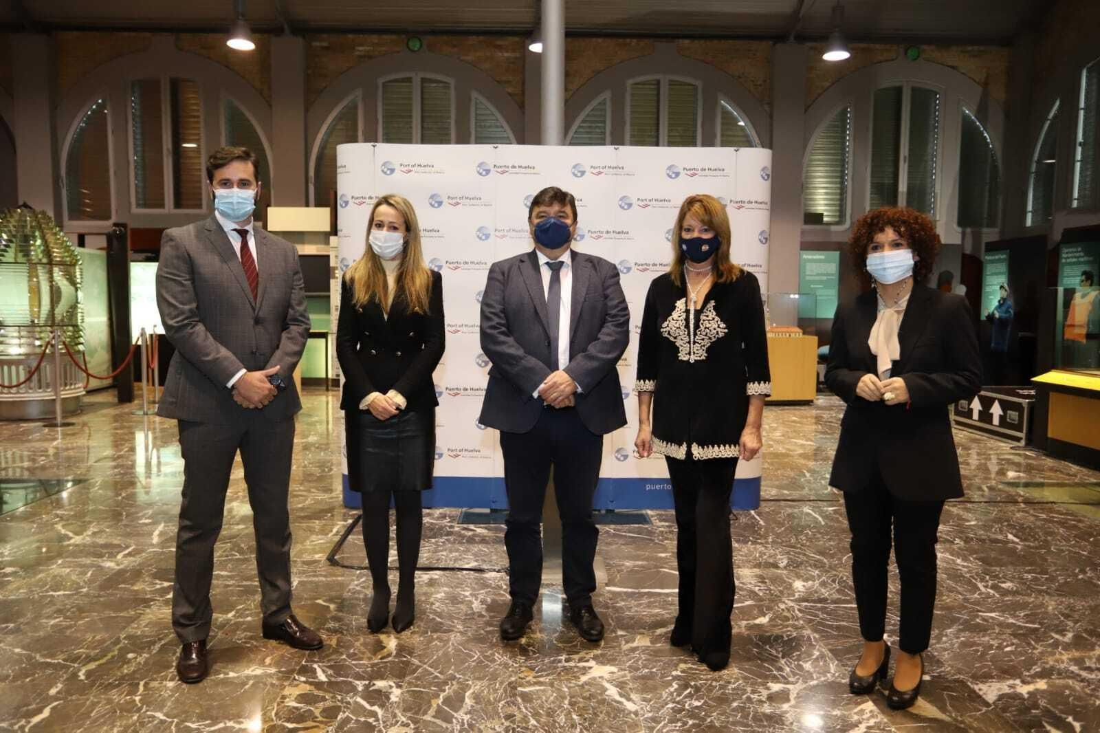 Imagen de la presentación de la ZAL que ha tenido lugar esta mañana en el Puerto de Huelva