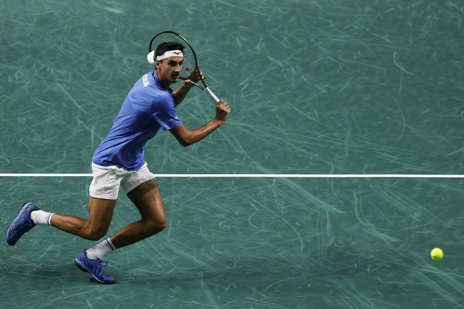 Denis Shapovalov - Lorenzo Sonego, en la Copa Davis de Málaga