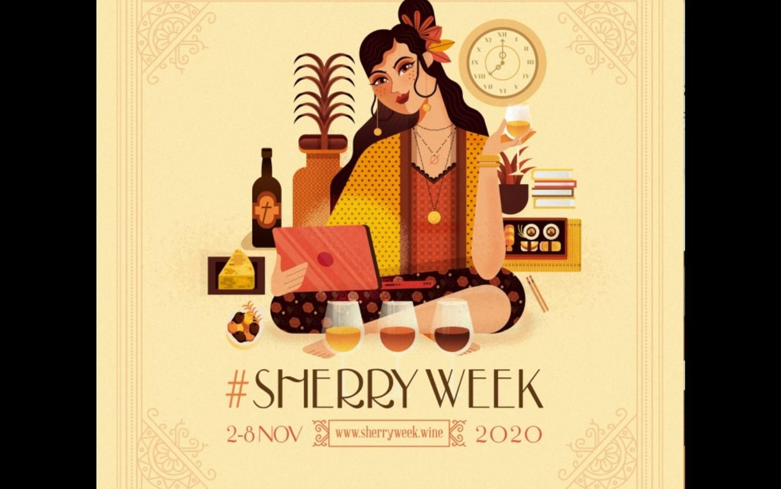 Cartel promocional de la Sherry Week.