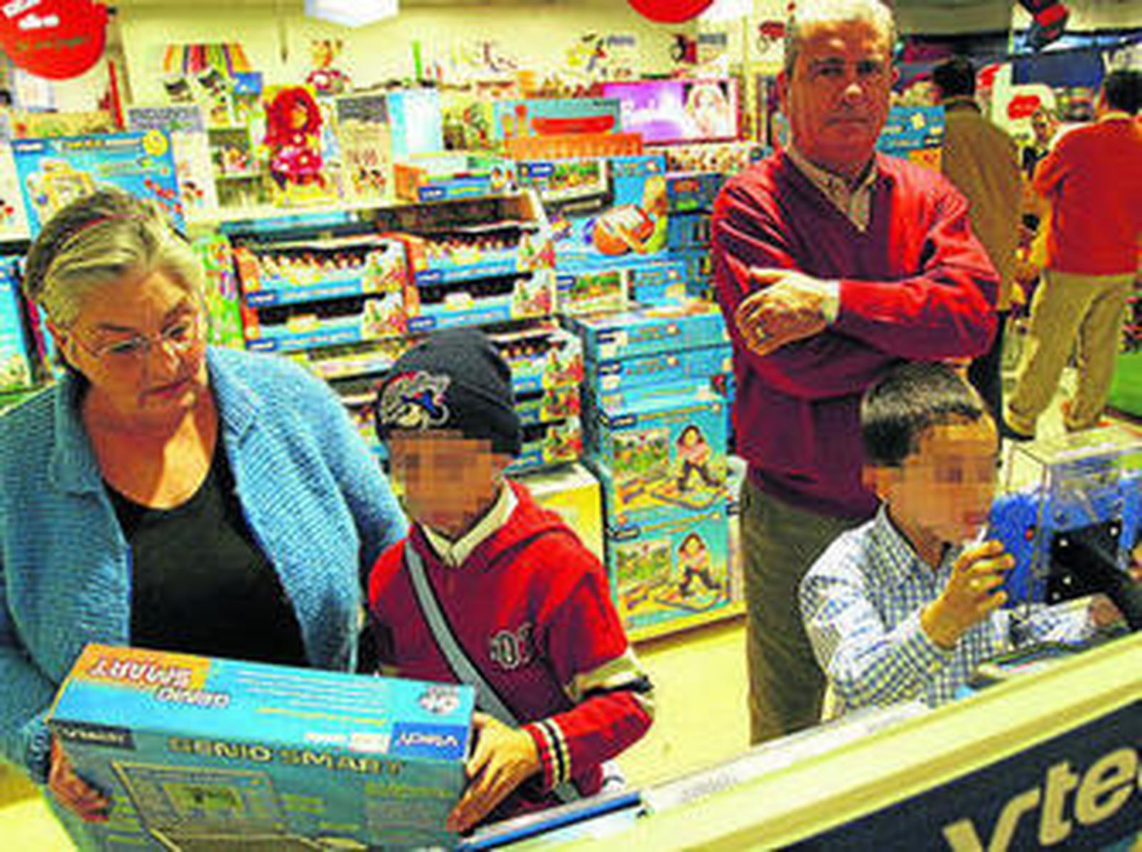 La sección de juguetes de El Corte Inglés.