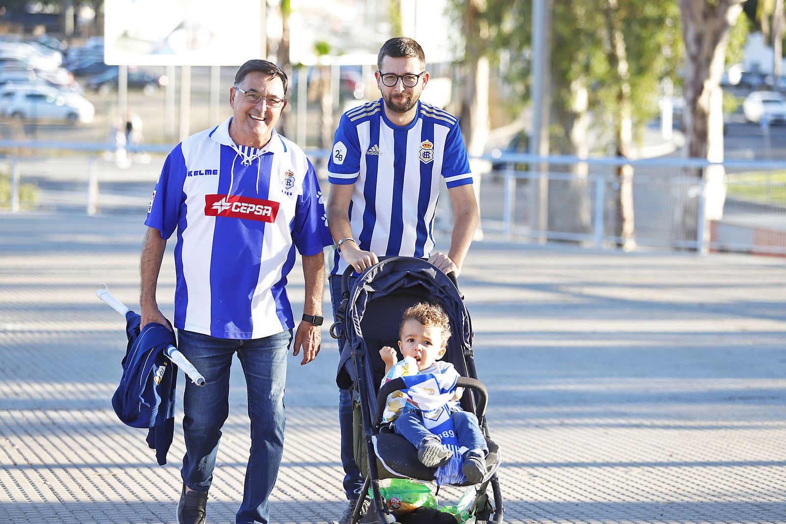 Imágenes del ambiente en el encuentro entre el Recreativo de Huelva y el CD Castellón