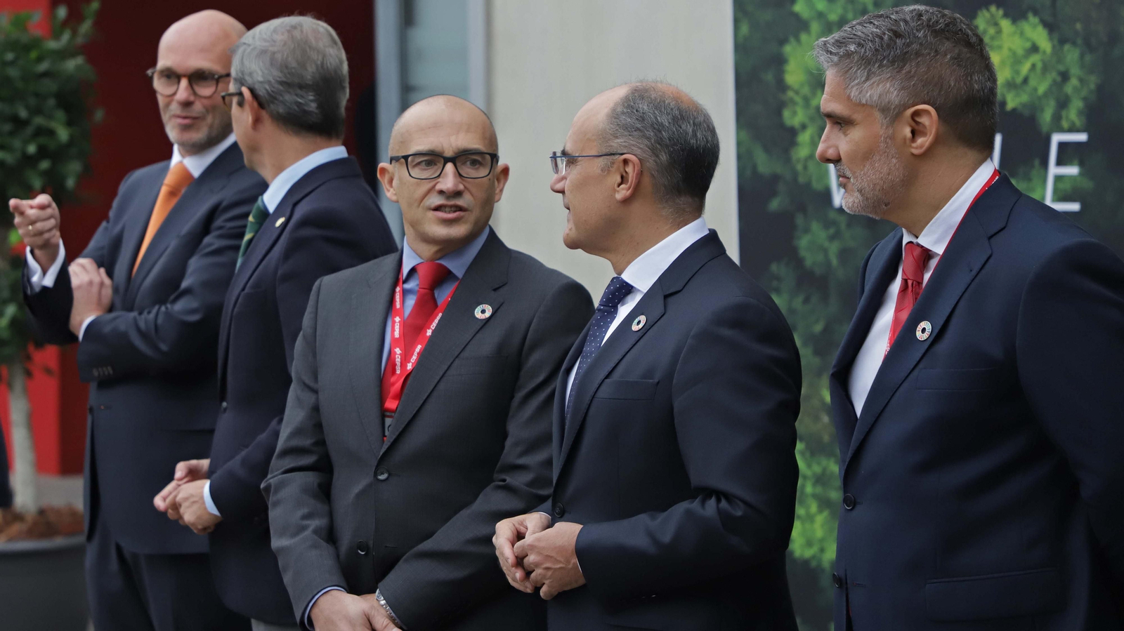 Fotos de la presentación del proyecto Valle andaluz de hidrógeno verde de Cepsa