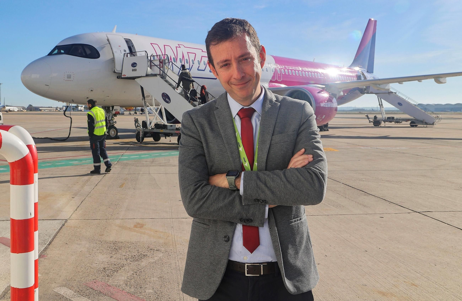 Sergio Millanes, director del aeropuerto de Sevilla.