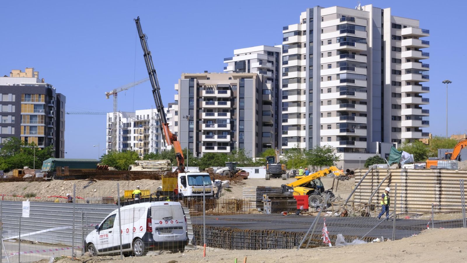 Las obras del soterramiento en Almería, en imágenes