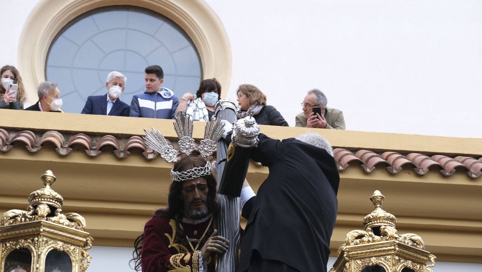 Procesión del Encuentro en Almería, en imágenes.