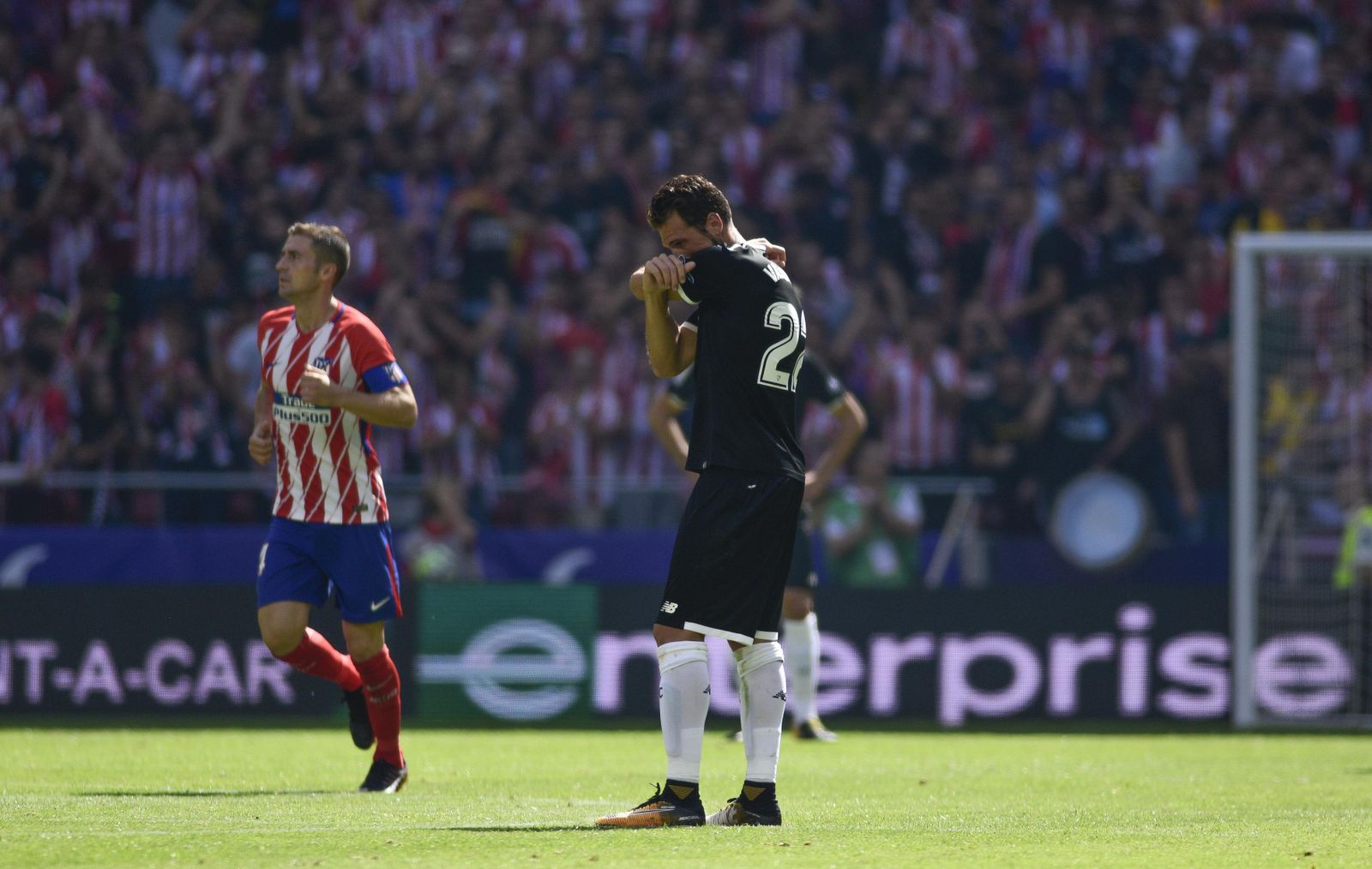 El Atlético de Madrid-Sevilla, en imágenes