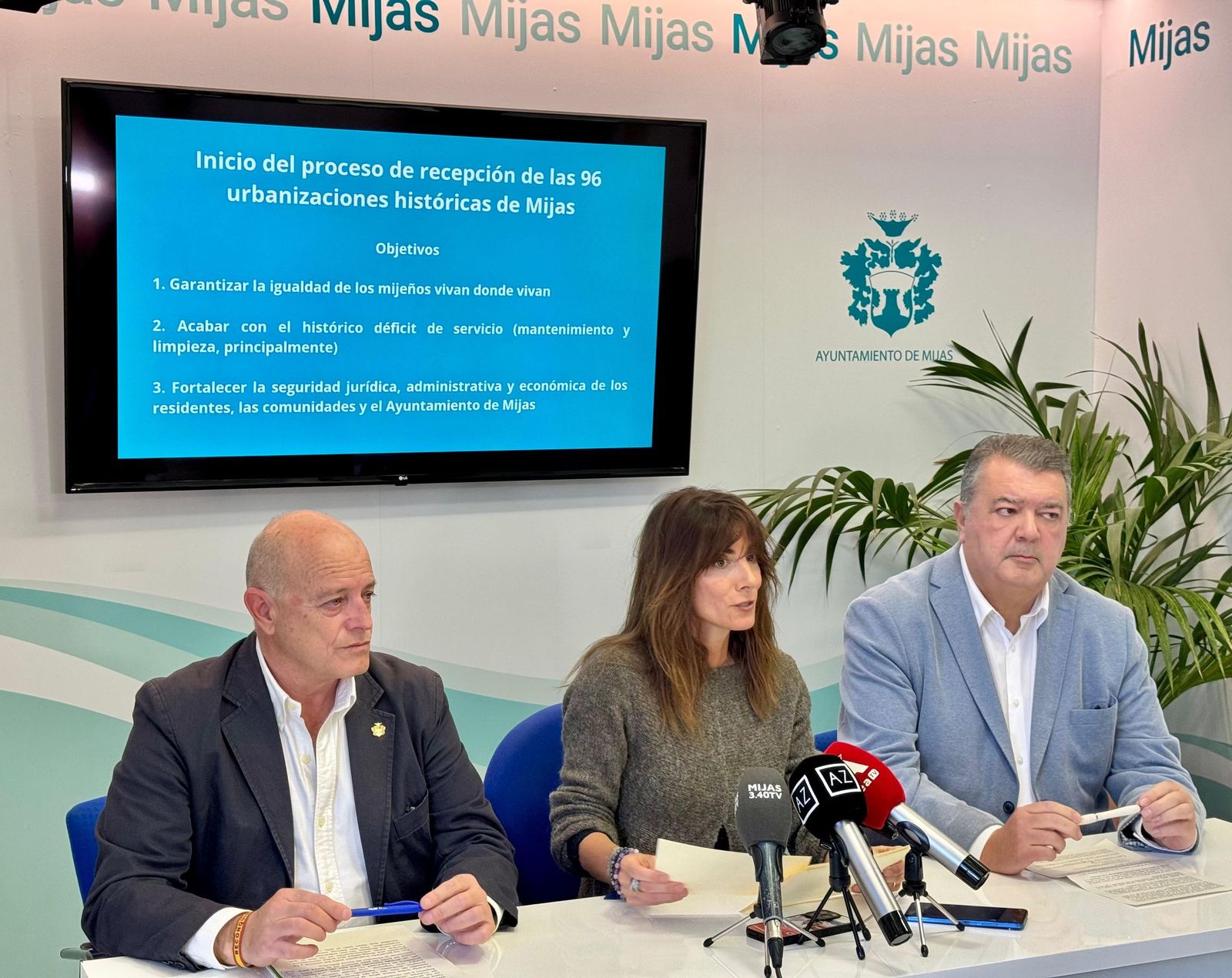 De izquierda a derecha, Juan Carlos Cuevas, Ana Mata y Mario Bravo.