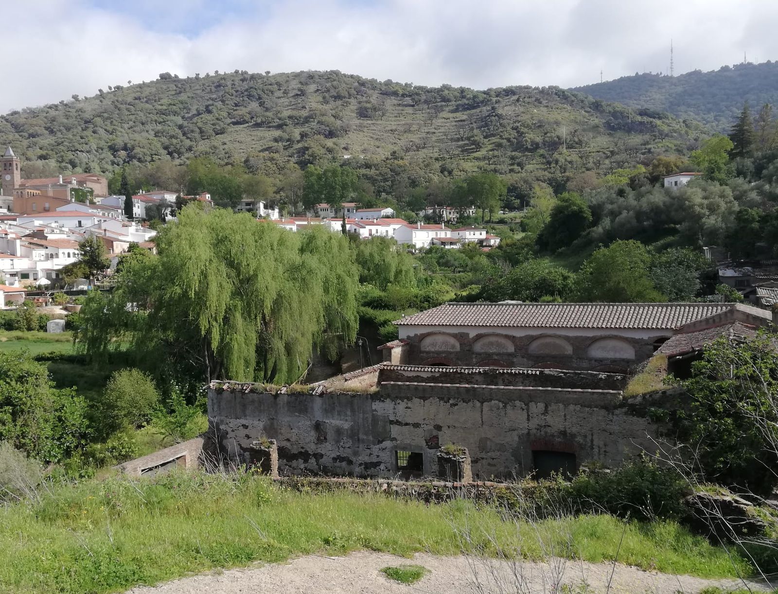 Vista exterior de la antigua tenería.