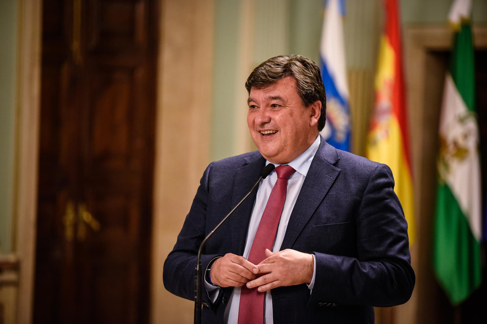 Imágenes de la presentación de la Web Turística Oficial de la Semana Santa de Huelva