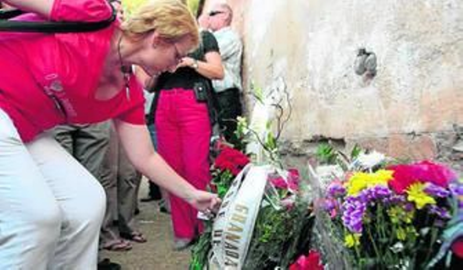 La concejal recuerda que la tapia del cementerio posee el título de monumento histórico.
