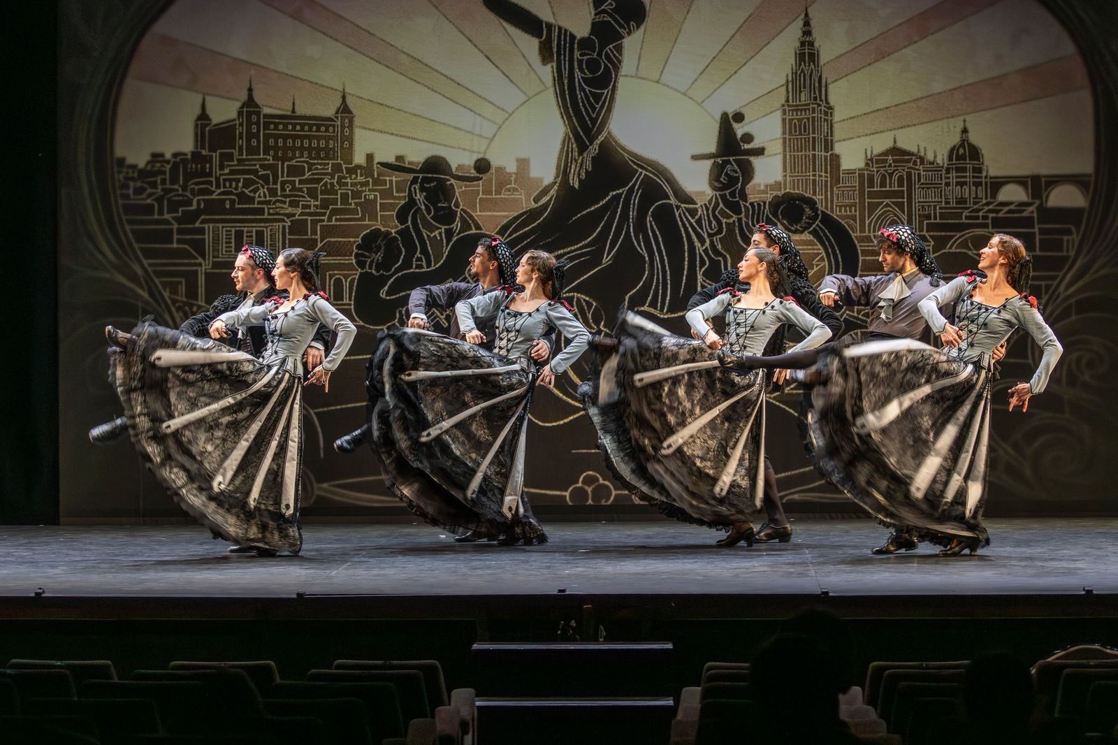 Un pasaje del espectáculo ‘Les ballets Espagnols de La Argentina’.