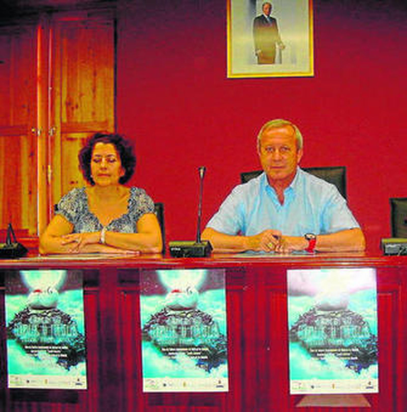 María Dolores Salmerón y Juan José López de las Heras.