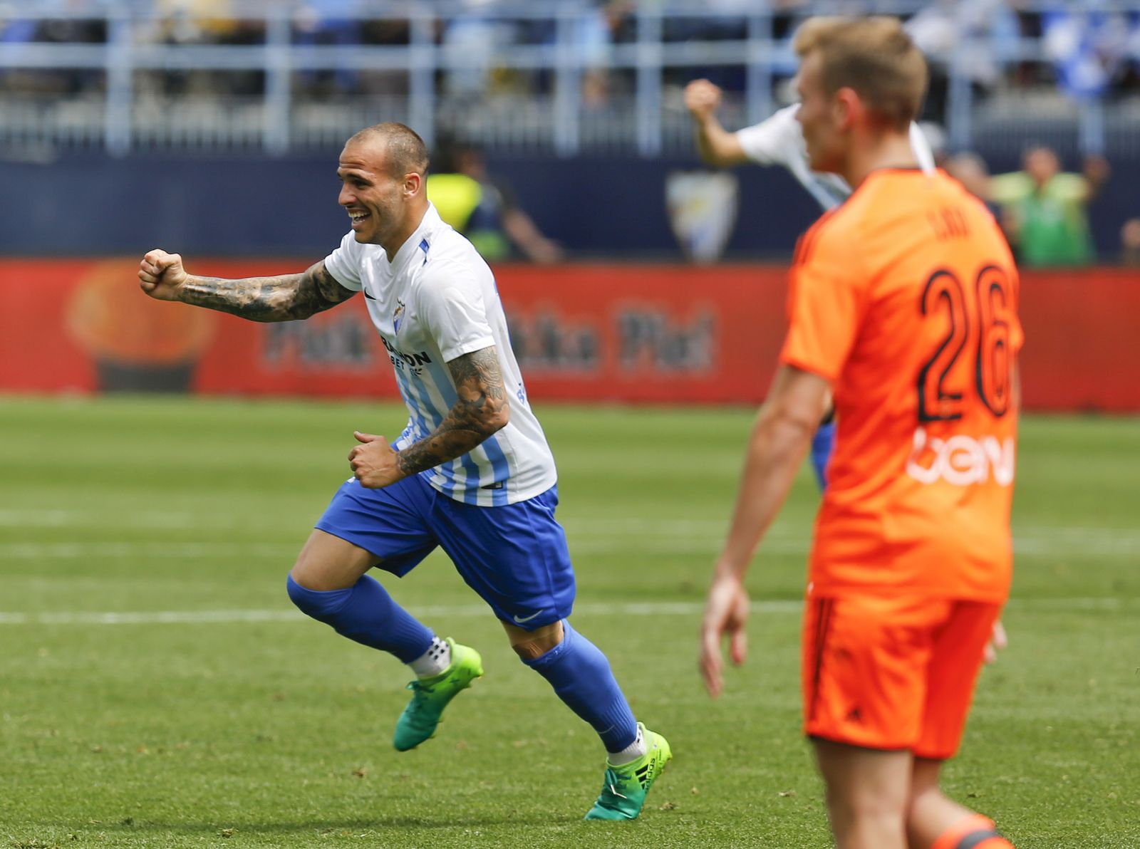 Las imágenes del Málaga-Valencia