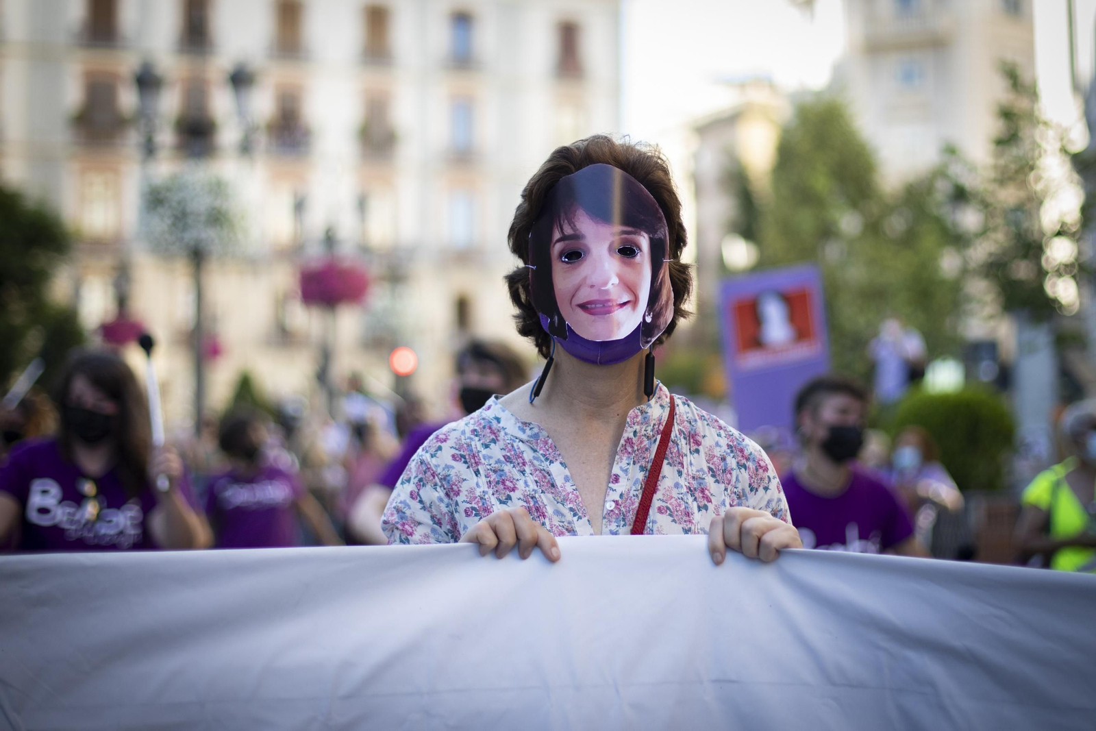 Una manifestación reclama en Granada el indulto para Juana Rivas