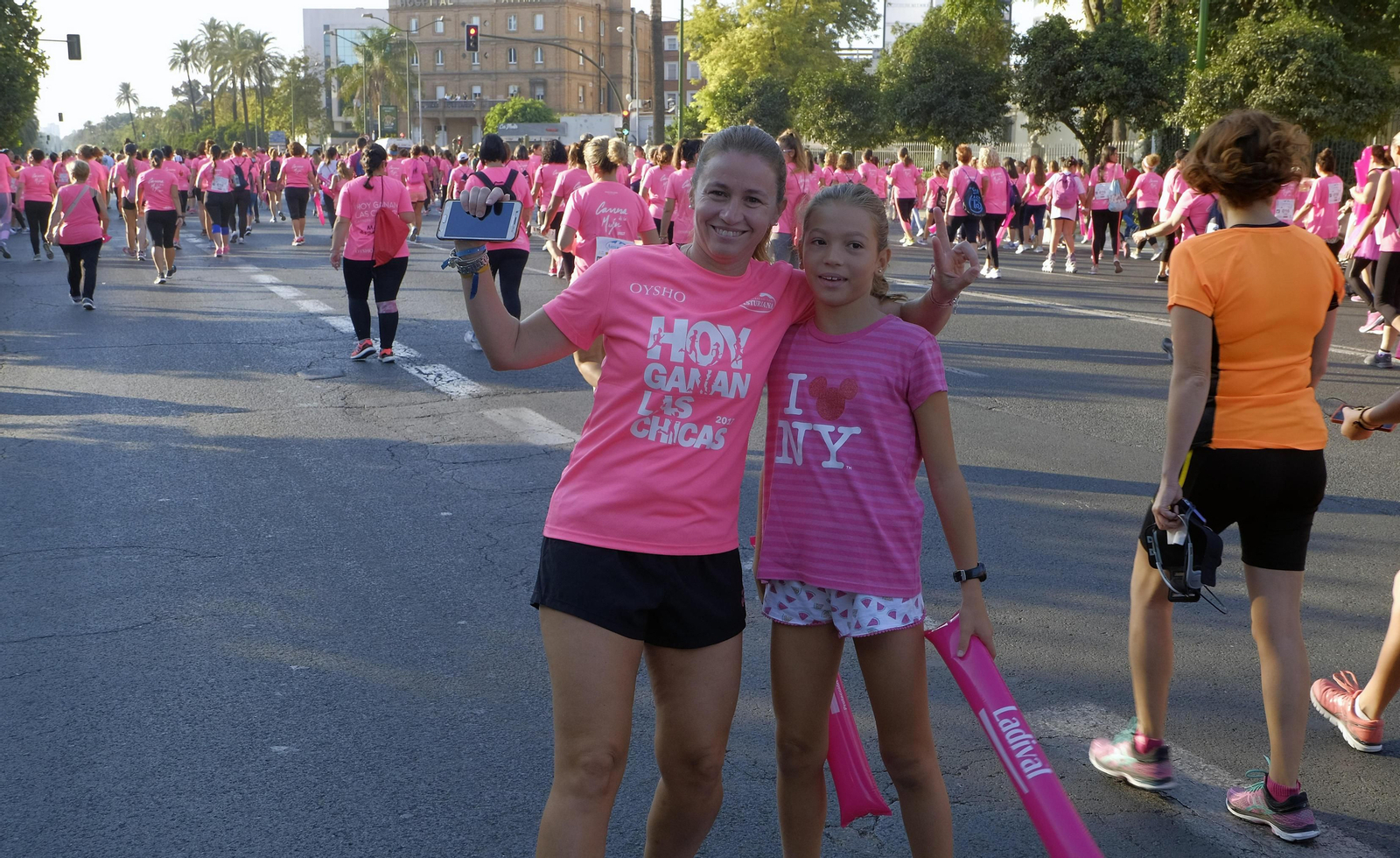 Las imágenes de la suspendida Carrera de la Mujer
