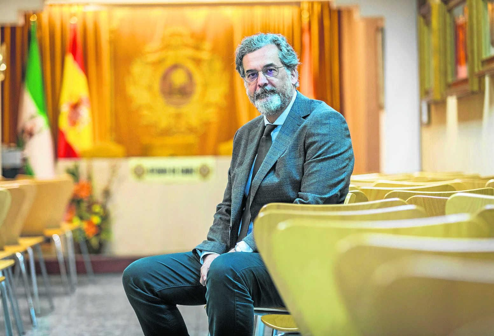 José Almenara, presidente del Ateneo de Cádiz.