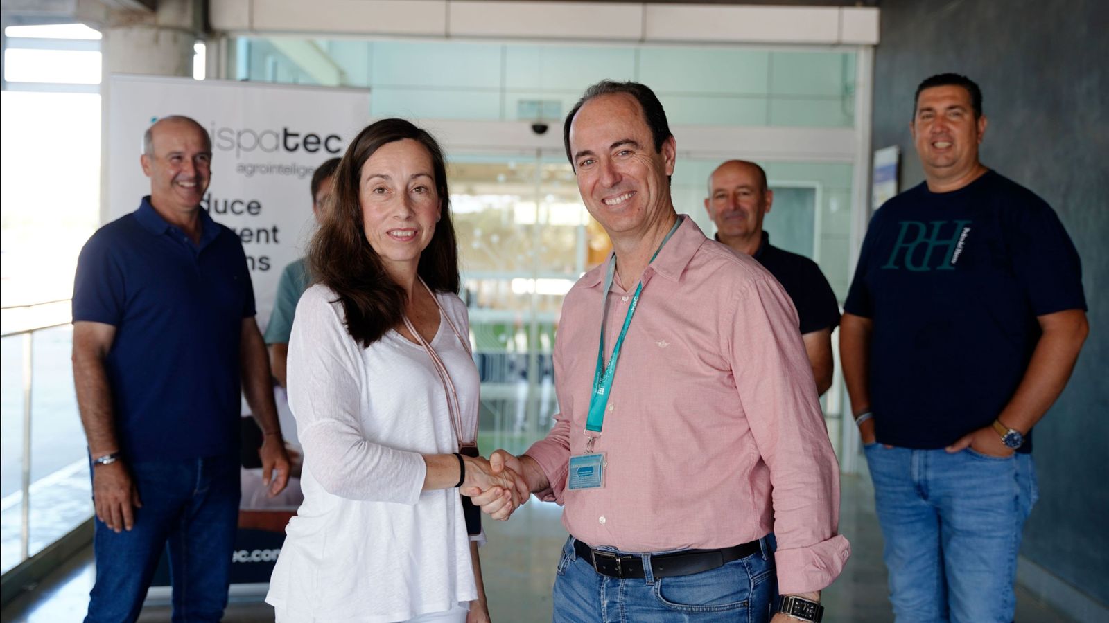 Silvia Gómez, directora general de Fresón de Palos, y José Luis Estrella, COO de Hispatec Agrointeligencia