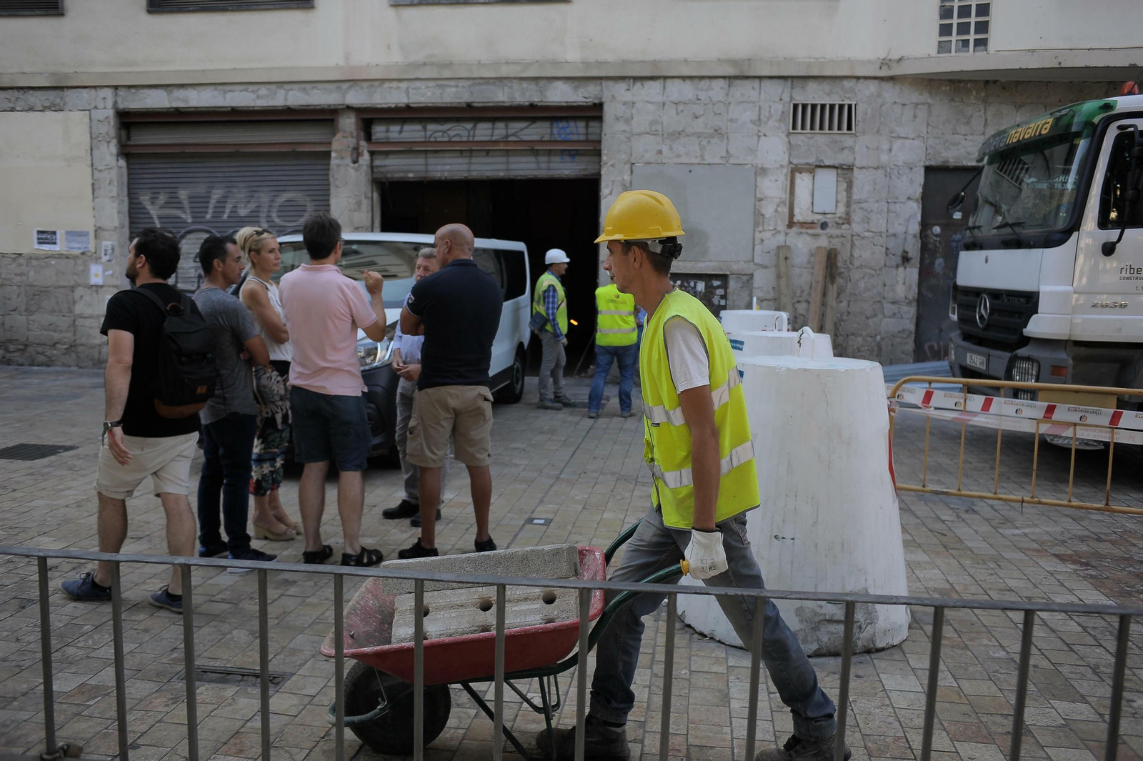 Fotos del comienzo de los trabajos para la demolición del Astoria