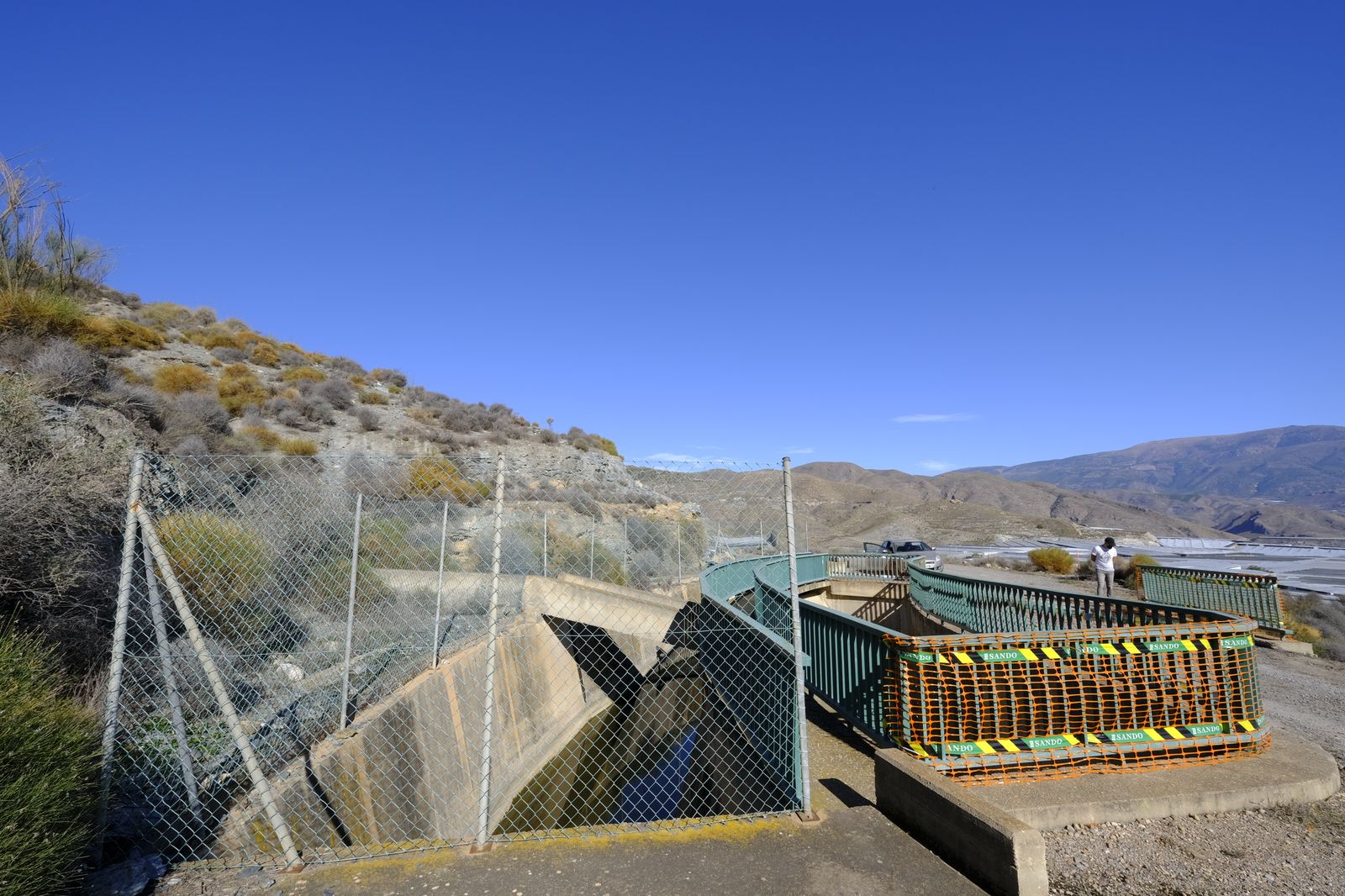 Fotogaleria visita obras Canal de Benínar. Berja (Almería)
