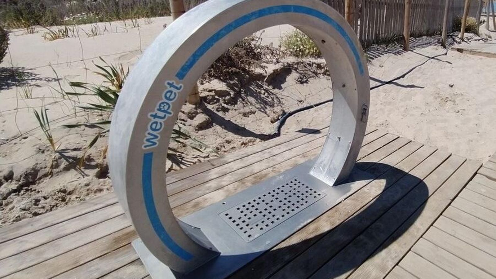 Ducha para refrescarse los peludos