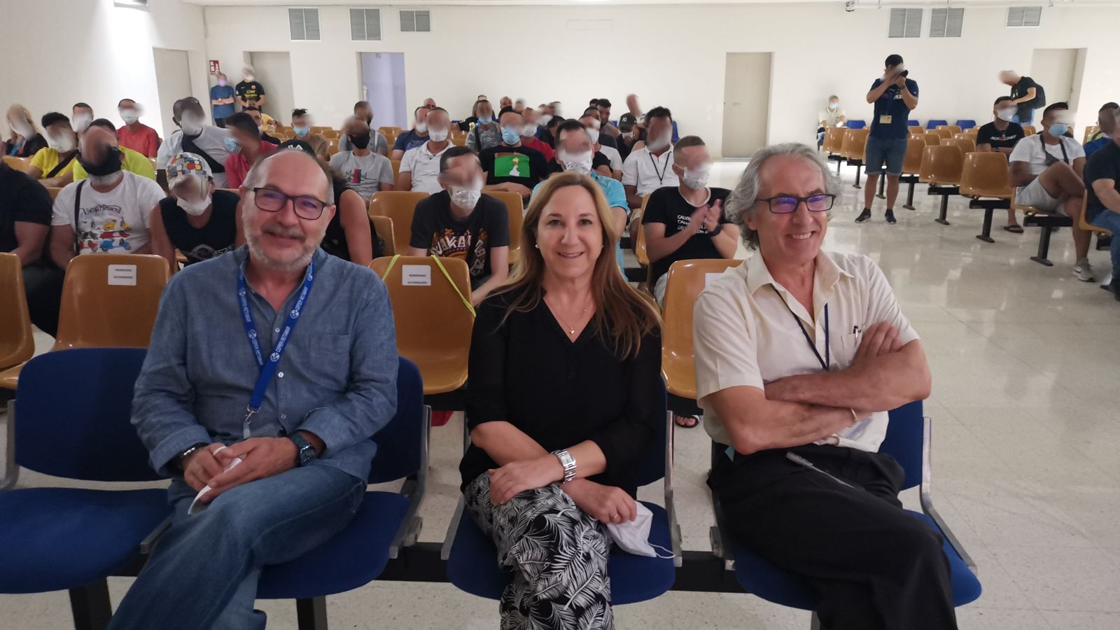 Juan Carlos Martínez, Rosario Martínez y Miguel Ángel de la Cruz.