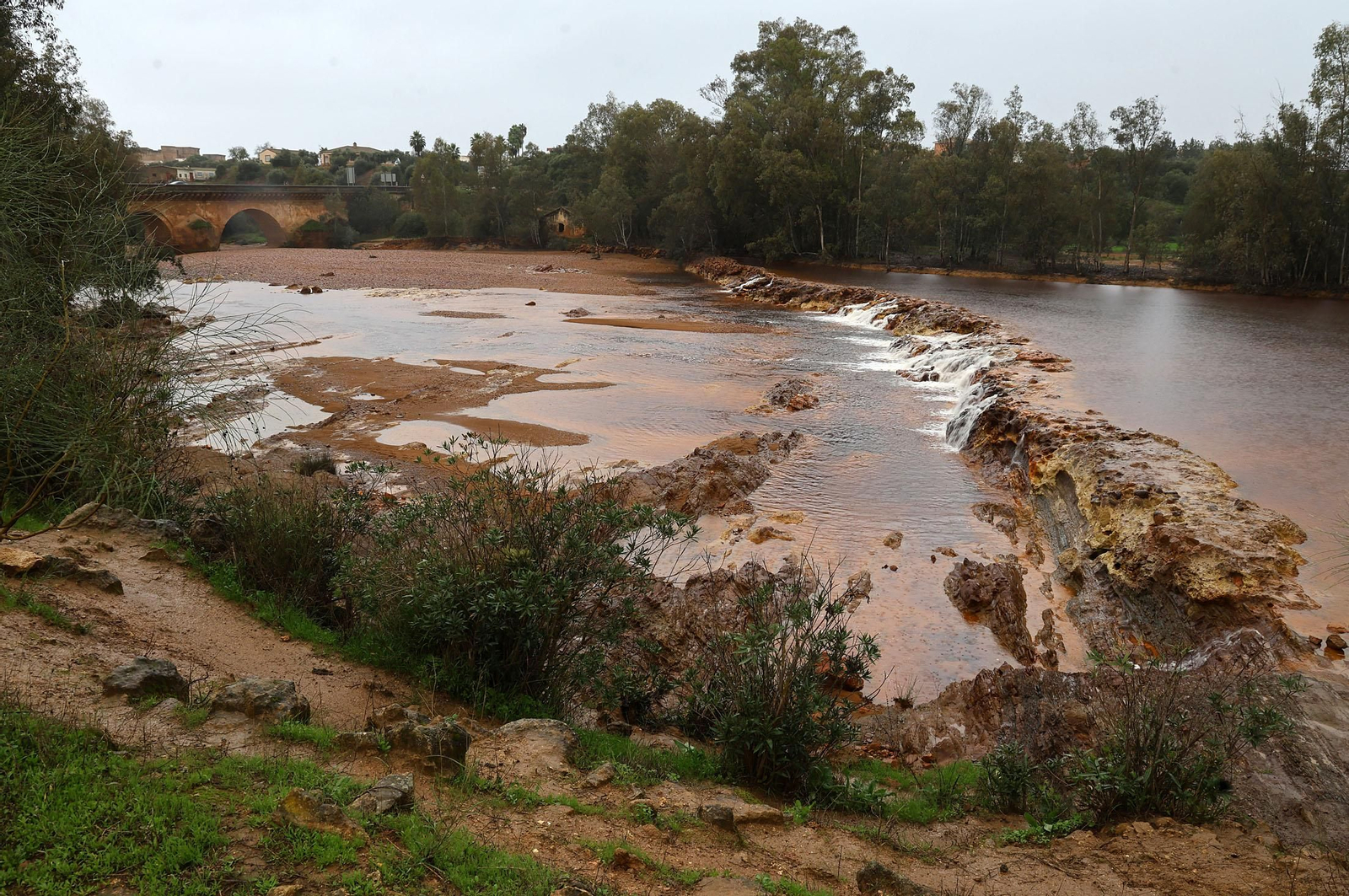 Imágenes del paso de la DANA por Huelva en la mañana del viernes