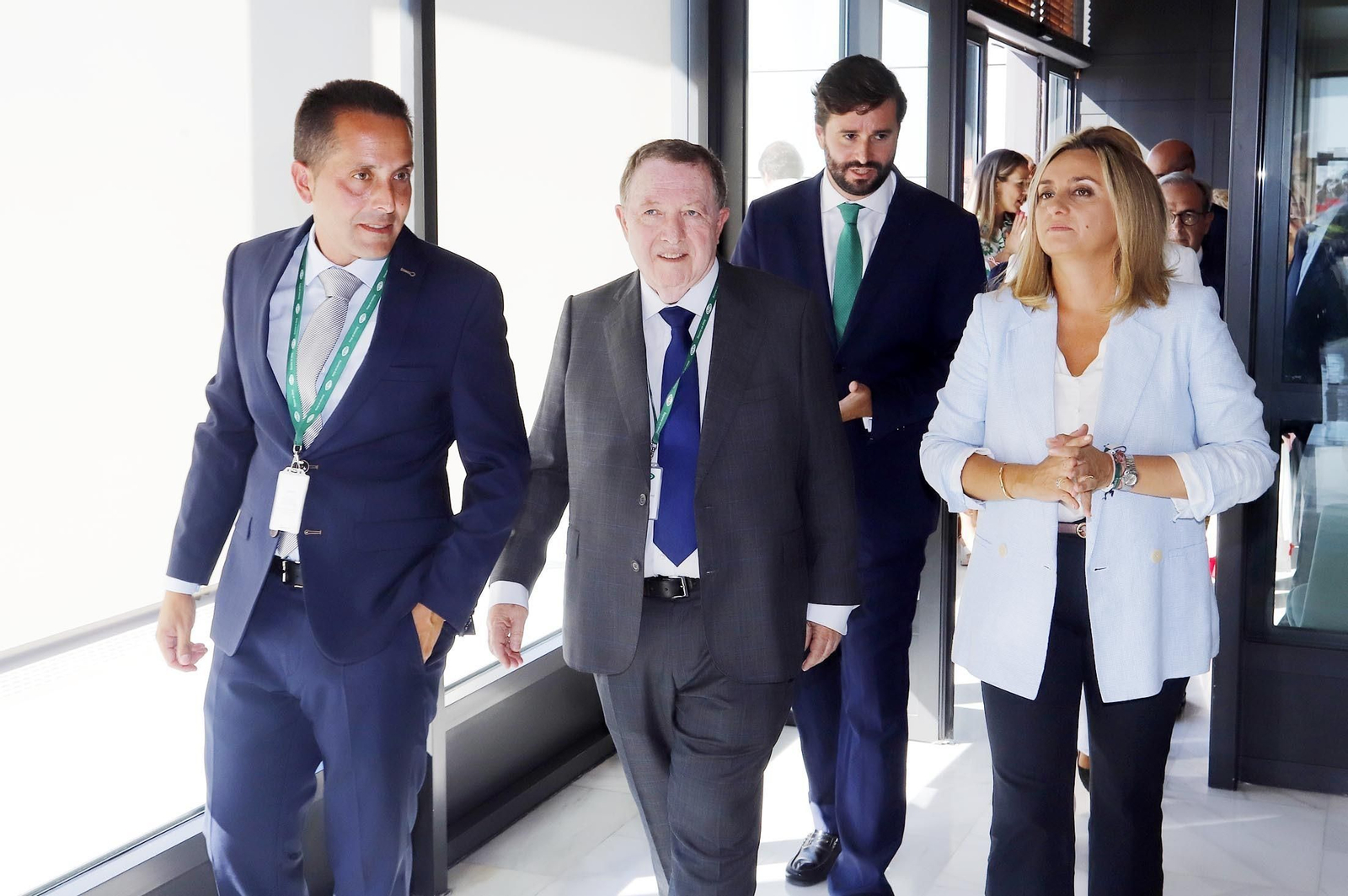 Imágenes de la visita de la consejera Marifrán Carazo a la empresa GTO en Niebla