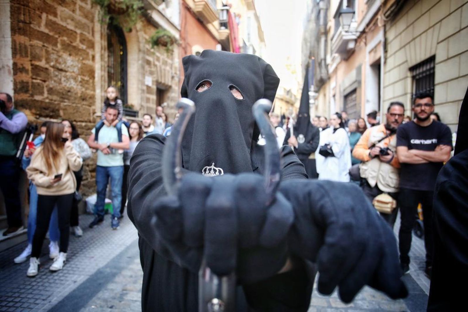 Las imágenes de la cofradía del Descendimiento en la Semana Santa de Cádiz 2022