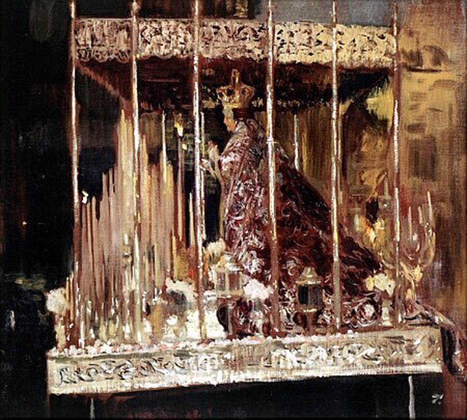 El palio de la Virgen del Valle según Sorolla