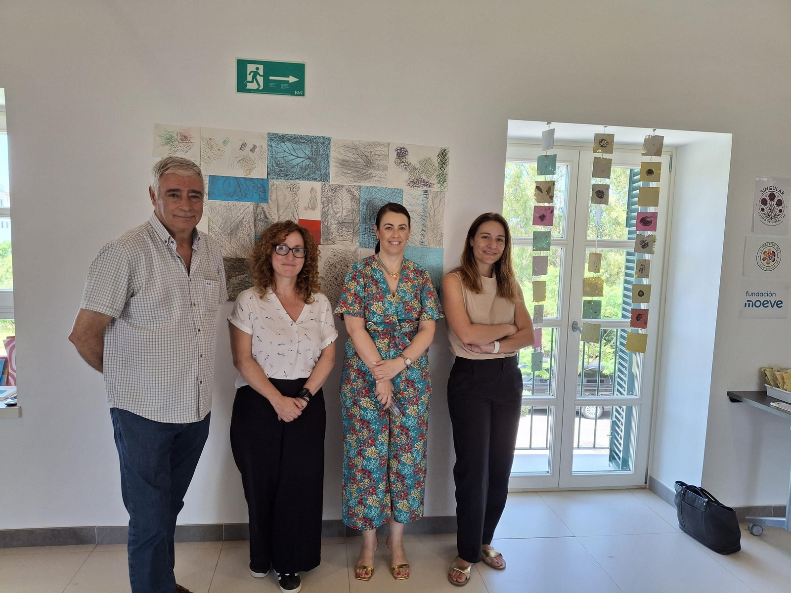 Visita de representantes de la Fundación Atelier ITD al Campo de Gibraltar.