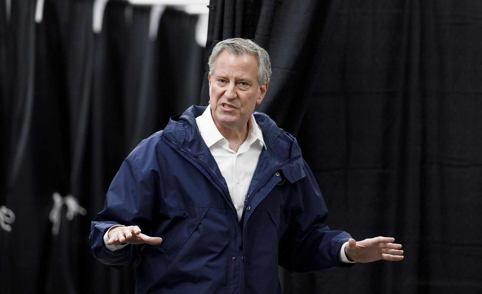 El alcalde de Nueva York, Bill de Blasio.
