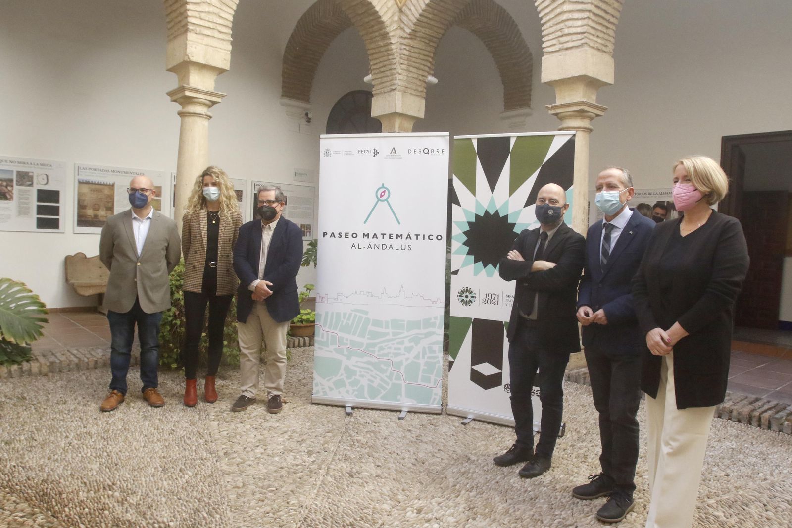 Las imágenes de la inauguración de ‘Paseo Matemático al-Ándalus’ en Córdoba