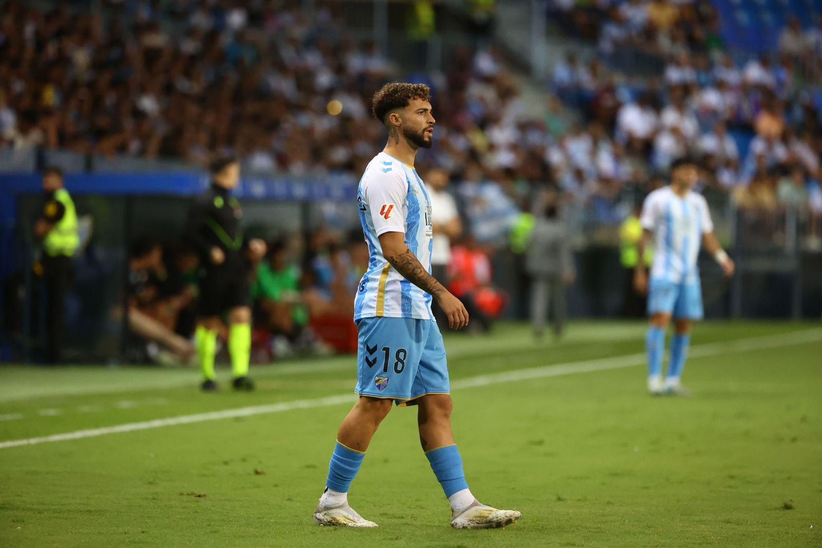 El Málaga CF - Elche, en fotos