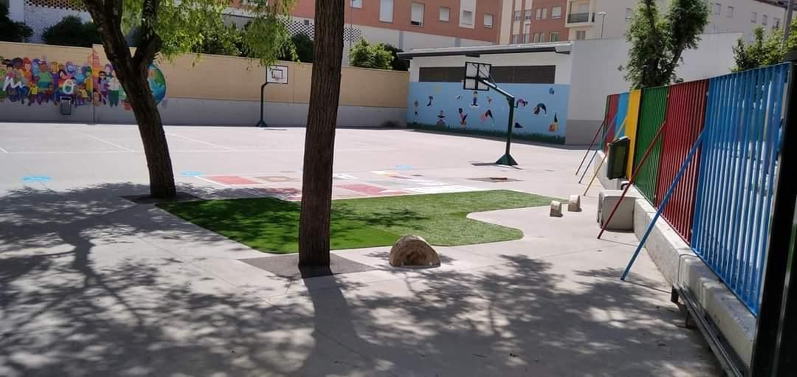 Interior del colegio Hernán Ruiz de Córdoba.