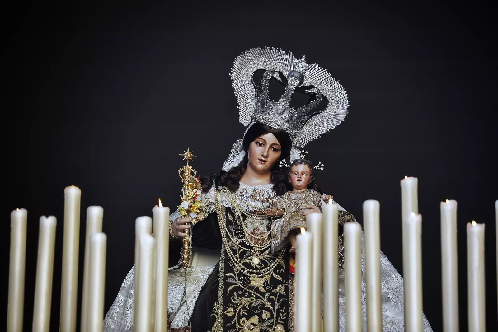 Imagen de la procesión de la Virgen del Carmen.